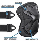 Barska Loaded Gear Cx-400 Black Tactical Protective Elbow   Knee Pads Bi12250