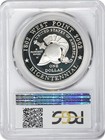2002-w West Point Silver Commemorative Dollar Pr69dcam Pcgs Proof 69 Deep Cameo