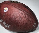 Steelers Antonio Brown Signed Autographed Game Used Football 10 2 2016 Vs Chiefs
