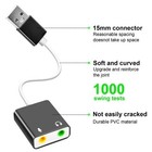 Usb Audio Adapter  External Sound Card For Pc And Laptop   usb Microphone Adapter