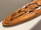 Vintage Hand Carved Wood Wall Plaque Kitchen Harvest Fruit Vegetable Decor 26   