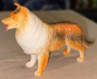 Rough Collie Dog Hard Plastic Figure Full Coat Lassie Rare Vhtf 2 50  Vintage