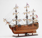 Hms Victory Nelson s Flagship Tall Ship Wooden Model Sailboat 30  Fully Built