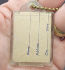 1960s Vintage Lenticular Dancing Woman Bikini Lenticular Keychain Flasher