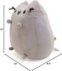 Pusheen The Cat Squisheen Plush  Stuffed Animal For Ages 8 And Up  Gray  11   