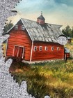 Vtg Hand Painted Signed Saw Blade  7 1 2   farm House Barn Country Decor Americana