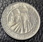 1974 San Marino 10 Lire Coin