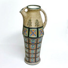 Art Deco  Amphora  Czechoslovakia  Ceramic Vase