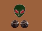 Alien Head Lapel Hat Pin Ufo Martian Space Trucking Visitor 