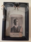 Antique Black Americana Printer Trade Card R s  Abbott Antique Pince Nez Display