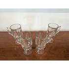 Set Of 4 Vintage Indiana Glass    holiday Gold    Irish Coffee Glasses     Gold Trim