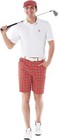 Royal And Awesome Men s Cheers Golf Shorts Red Beer Pints Golf Shorts Tool 30-44