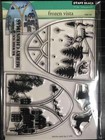 New Penny Black Rubber Stamp Clear Set Winter Frozen Vistas Free Usa Ship