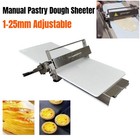 1-25mm Croissant Dough Press Machine Manual Pastry Dough Sheeter Dough Roller