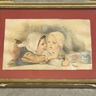Bordens Food Company Framed Vintage Original Advertisement Card