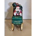 Vtg Thomas Kinkade Bradford Home For The Holidays Santa Sleigh Christmas 2002