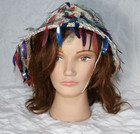 Vintage Saks Fifth Avenue Hat Mid Century Women s Colorful Beach Hat Italy
