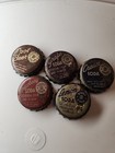 1930s 1940s Bonded Brand Cork Lined Bottle Caps 5 Flavors Lot