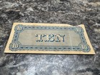 1864 T-68  10 The Confederate States Of America Note - Civil War Era 