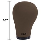 Gex 20 -24  Canvas Cork Wig Block Mannequin Head For Wig Making Drying Stylin   