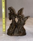 Antique India 19th C Bronze Family Group Lord Shiva Parvati And Ganesha Statue