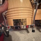 Groove Percussion 2-piece Wood Bongo Drum Set  Natural Wood Finish