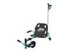 Drift Go Kart For Kids   Manual Crazy Cart Shuffle   Black   Teal Fun Ride