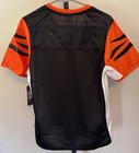 Cincinnati Bengals Jersey Shirt Womens Small Black Nfl Football Pro Line Orange