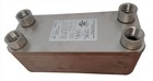 40 Plate Water To Water Brazed Plate Heat Exchanger 1  Fpt Ports W  Brackets