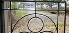 Antique American Bevel Glass Window  Architectural Salvage