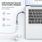 Usb To 3 5mm Jack Audio Adapter External Stereo Sound Card
