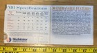 Studebaker 1966 Auto Sales Brochure Catalog W  1966 Specifications