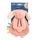 Itzy Ritzy Baby Lovey Pink Bunny Teether Security Blanket Plush Stuffed Toy Gift