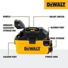 Dewalt 4 Gal  5 0 Hp Poly Wet dry Shop Vacuum Car Workshop Vac With Accessories 