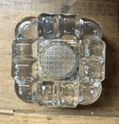 Vintage Clear Art Deco Glass Ink Well