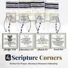 Messianic Tallit Prayer Shawl 72  X 22  Dark Blue Acrylic With Bag Israel