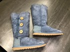 Ugg Australia Bailey Triple Button Women   s Boots Sz 8 Sky Blue F27014f