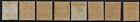 Gb Morocco Agy Qv Specimen Set  Scott 12-19var sg9s-16s  Mh   Cv  280    a2821