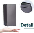 Black Metal Cash Box Money Holder Money Box For Cash Single Row Currency Tray Mo