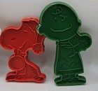 Vintage Peanuts Cookie Cutters United Feature Syndicate Snoopy Linus Lot Of 4