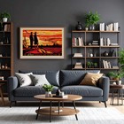 Official Shepard Fairey These Sunsets Are To Die For 24x36 Signed Lithograph