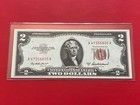 1953a  2 Dollar Bill Legal Tender Red Seal Uncirculated