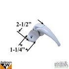 Andersen Inside Handle Latch For Storm Door Handel Emco Inside Latch White