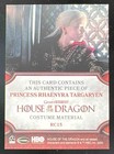 2024 Game Of Thrones House Of The Dragon Relics  15 Princess Rhaenyra Targaryen