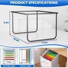 2 Pack Legal And Letter Size Hanging File Folder Frame hanging File Folder Ho   