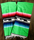 Mexican Sarape Poncho Western Cowboy Rancher Adult One Size
