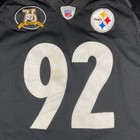Reebok Pittsburgh Steelers James Harrison 92 Jersey Mens 48 Black 75th Season