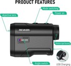Golf Rangefinder With Rechargeable Battery  Slope And Pin Lock Vibration  600yds