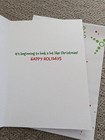 Avanti Christmas Card New W envelope Dog  it s Beginning To Look A Lot Like    