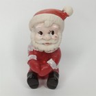 Vintage 1960s Santa Claus Christmas Candle Climber Pencil Hugger Made In Japan